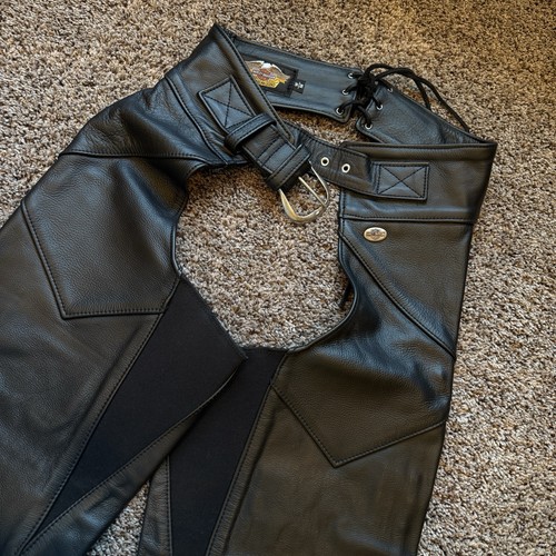 Harley davidson leather chaps - harley-davidson,