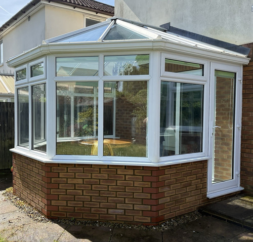 Hexagonal white upvc - hexagonal,