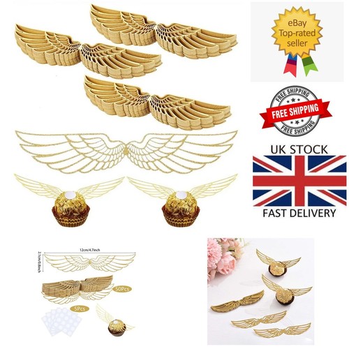 Cake toppers 50pcs gold - -,
