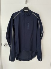 Rapha Men's Lightweight Wind/Rain Jacket Blue Size Medium