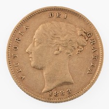 Victoria Gold Half Sovereign