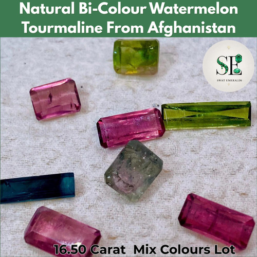 50ct watermelon tourmaline - watermelon,