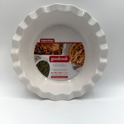 Goodcook stoneware pie - goodcook,