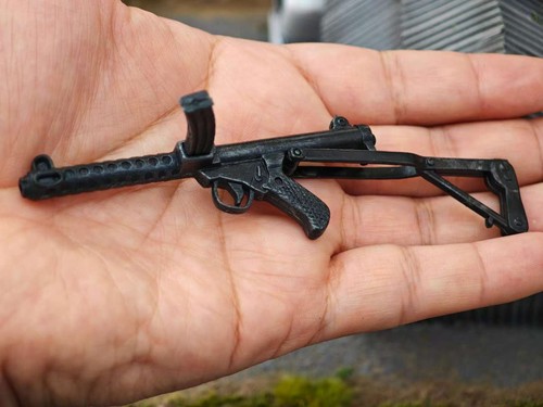 Mini gun l2a3 abs keychain - gun,