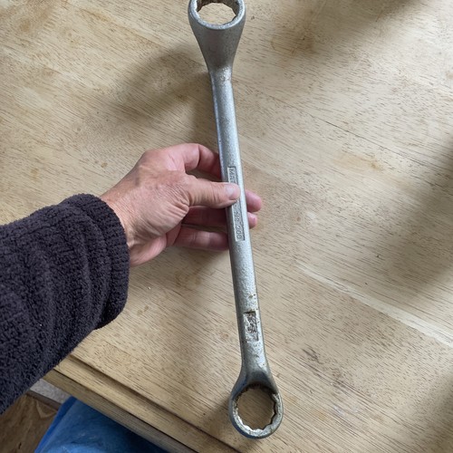 Large vintage ring spanner - 16",