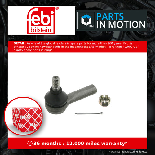 Tie track rod end - track, fits