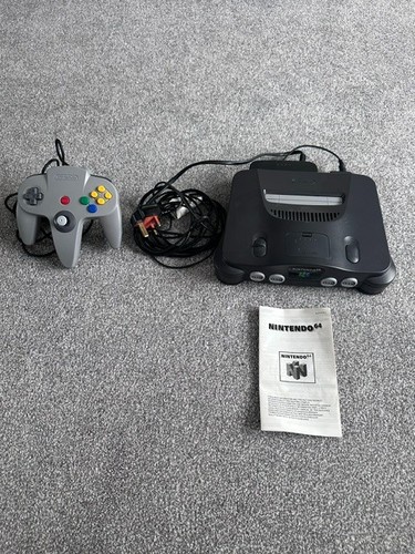 N64 console complete set - n64,