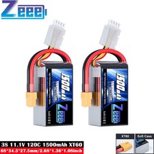 2X Zeee 11.1V 3S LiPo Battery