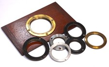 Antique camera lens flanges