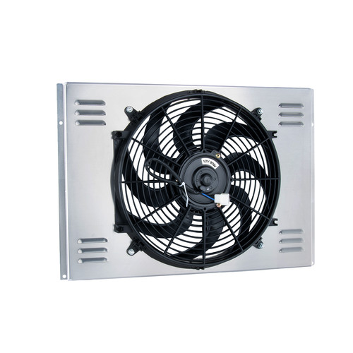 Aluminum shroud fan fit - aluminum,
