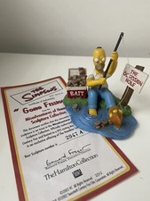 Gone Fission Homer Sculpture Simpsons Figure Fishing Simpson
