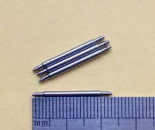 4x 20mm x 1.8mm thick heavy duty watch strap Spring bars double flange