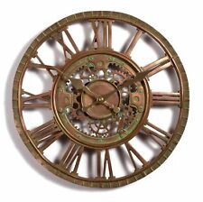 Copper Plate Effect Wall Clock