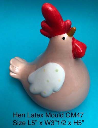 Latex rubber mould - rubber, hen