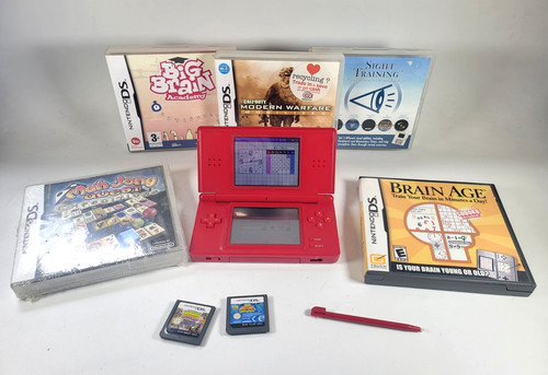 Nintendo lite red console - ds,