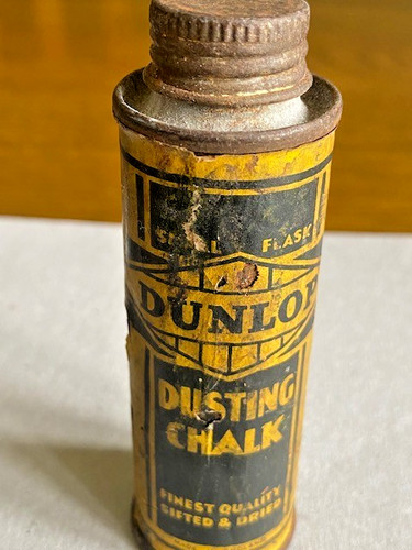 Vintage dunlop dusting chalk - vintage,