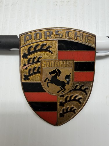 Vintage porsche grill badge - grill,