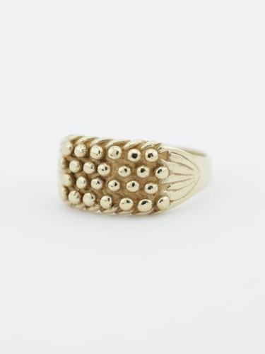 Solid gold keeper ring 9ct - solid,