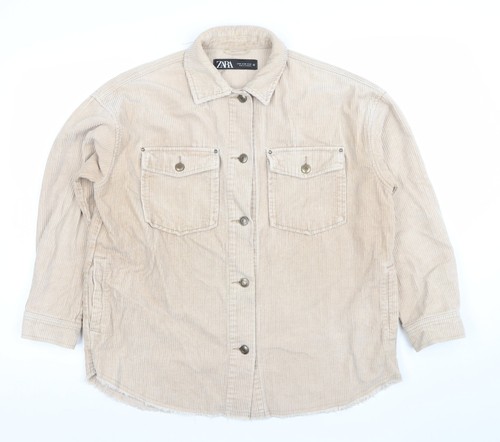 Zara women beige corduroy - beige,