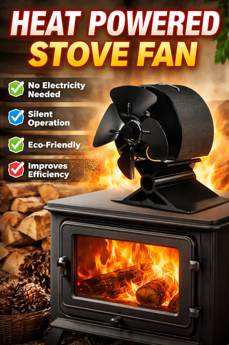 Stove top fan blade heat - fan,
