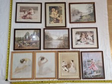 job lot 10 framed prints stage