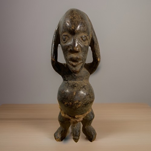 Authentic african art wood - art,