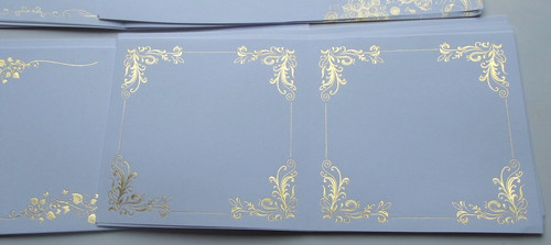 Square fancy gold foiled - square,