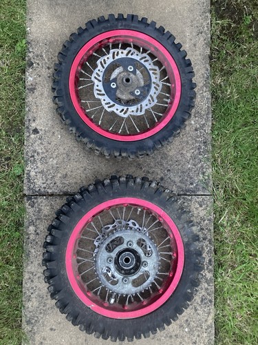 Pit bike wheels - bike, front