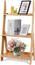 3Tier Ladder Shelf, Bamboo
