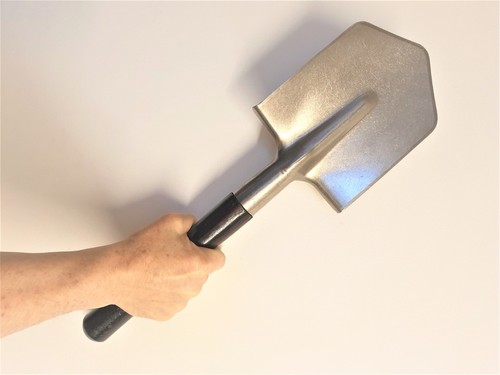 Titanium russian shovel - titanium,