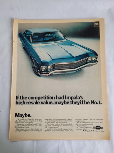 1970 vtg original - magazine, ad
