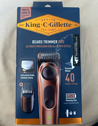 King gillette beard trimmer - king, c.