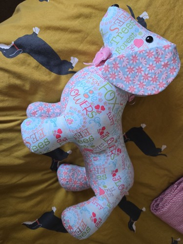 Handmade patchwork dachshund - handmade,