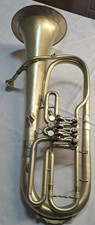 Large Old Trumpet Horn Vintage