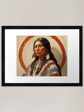 Portrait Native American Woman
