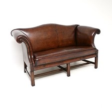 Antique leather hump - leather,