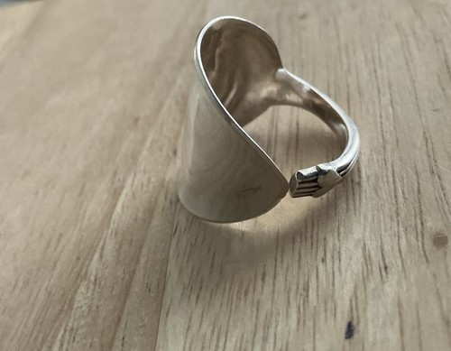 Sterling silver spoon - spoon, ring