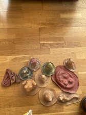 Latex moulds. Penguin, Dog Plaque, Meerkat,Frog &others. #B10.Smaller Moulds .