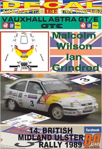 Decal vauxhall astra - decal,