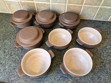 Set of 8 Purbeck Brown Diamond