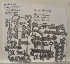 Mixed Die Set - Sentiments - 8