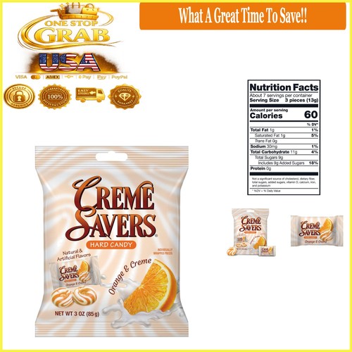 Creme savers orange - creme, &