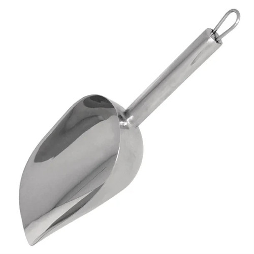 Steel ice scoop 21cm - s/steel,