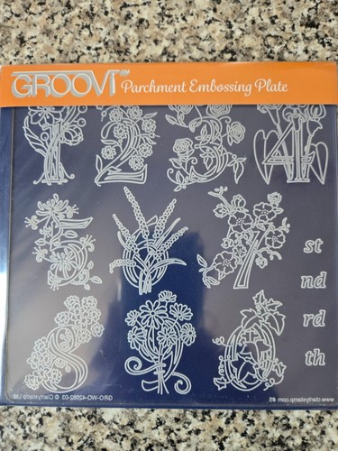 Groovie parchment embossing