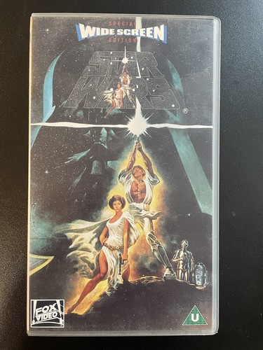 Star wars vhs 1977 - star,