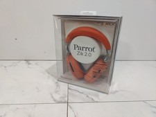 Parrot Zik 2.0 Bluetooth Headphones Orange RARE Audiophile By Philippe Starck 