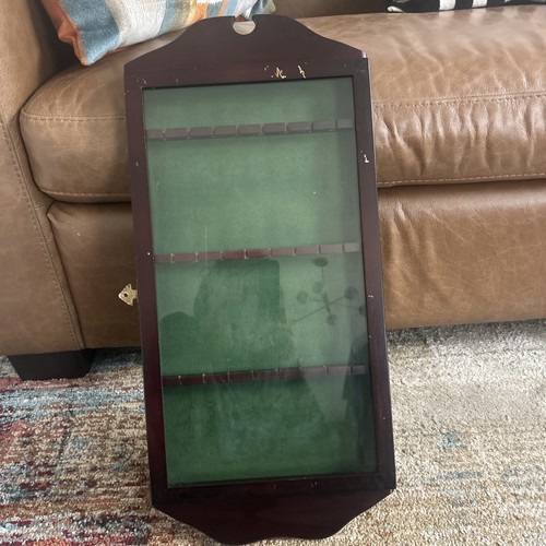 Vintage dark wood collectors - wood,
