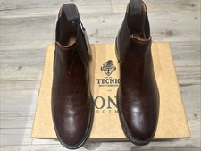 Men’s Jones Bootmaker Brown Leather Boot In Size 6 New With Box