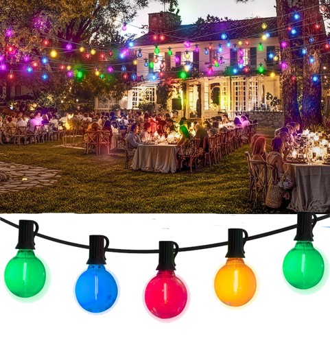 200ft led outdoor - lights, mains