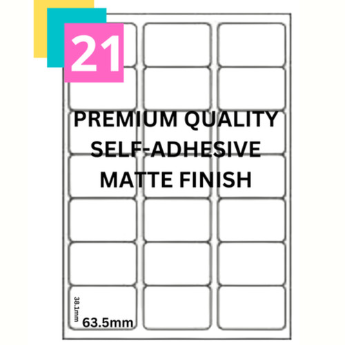 Labels per sheet - sheet,